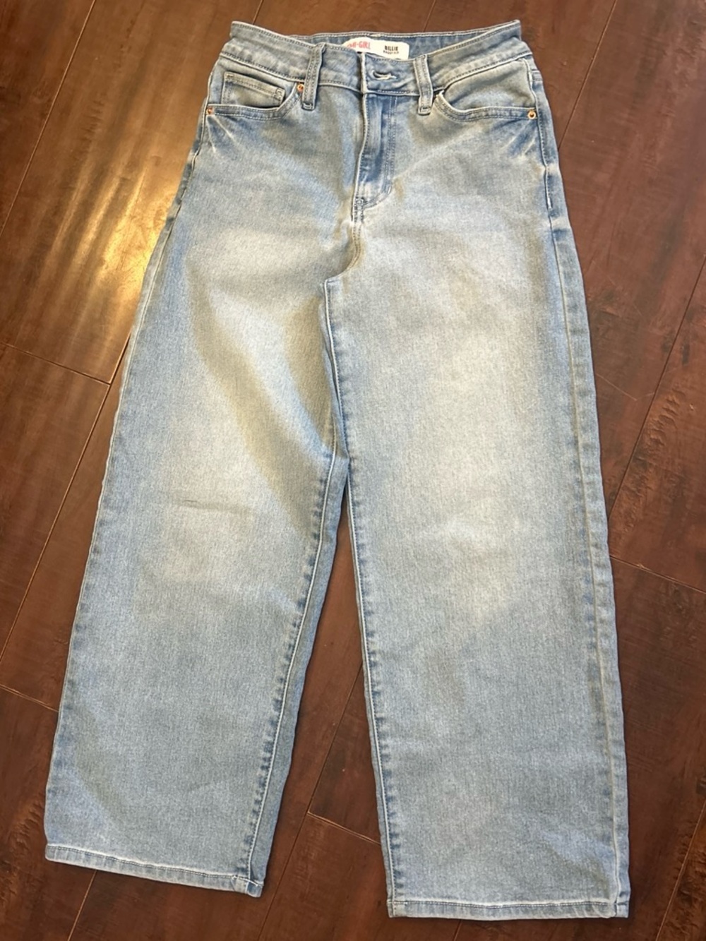 Others Follow Light Blue Relaxed Straight-Leg Jeans